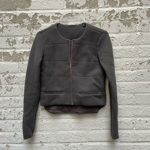 ATM Anthony Thomas Melilo, Grey zip sweater, S